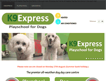 Tablet Screenshot of k9express.com